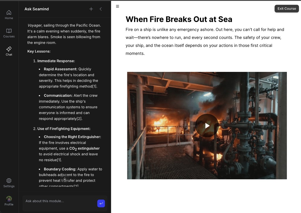 Seamind Assist interface